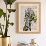 Quadro Decorativo Fisiologia Floral Mão