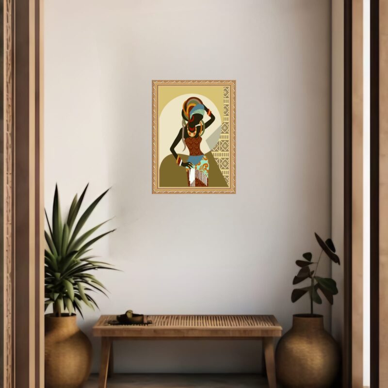 Quadro Decorativo Mulher Negra b