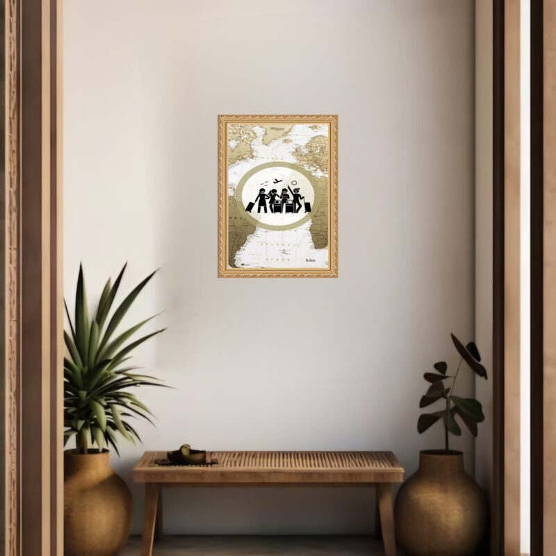 Quadro Decorativo Viagem Vintage b