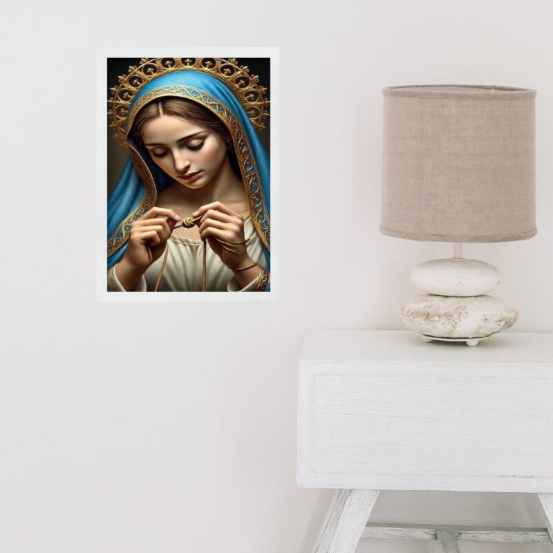 Quadro Sacro Nossa Senhora Desatadora Dos Nós b