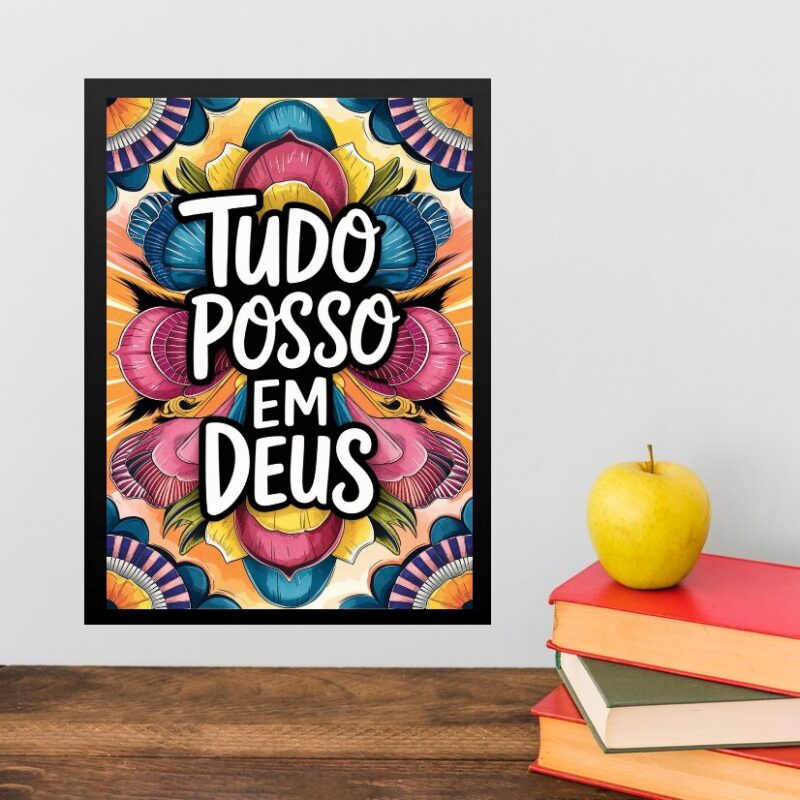 Quadro Tudo Posso Em Deus