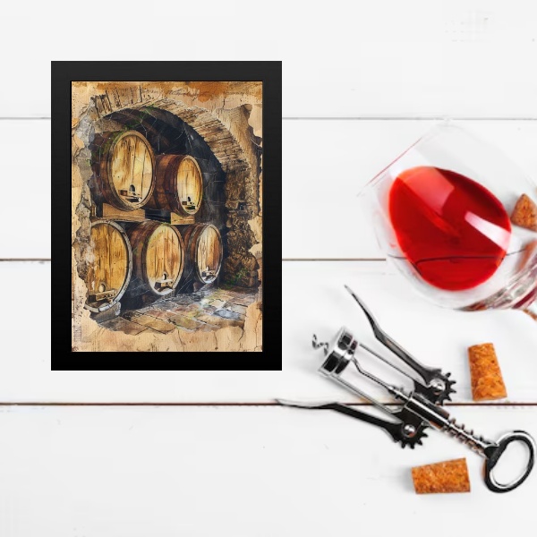 Quadro Vintage Adega De Vinho